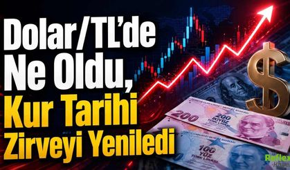 Dolar/TL’de Ne Oldu, Kur Tarihi Zirveyi Yeniledi