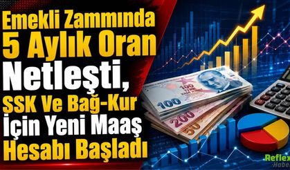 Emekli Zammında 5 Aylık Oran Netleşti, SSK Ve Bağ-Kur İçin Yeni Maaş Hesabı Başladı