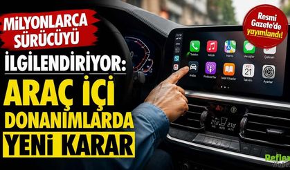 Milyonlarca Sürücüyü İlgilendiriyor: Araç İçi Donanımlarda Yeni Karar