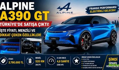 Alpine A390 GT Türkiye'de Satışa Çıktı! İşte Fiyatı, Menzili ve Dikkat Çeken Özellikleri