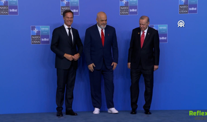 Edi Rama'nın Spor Ayakkabıları NATO Zirvesine Damga Vurdu! Erdoğan'ın Bakışı Gündem Oldu