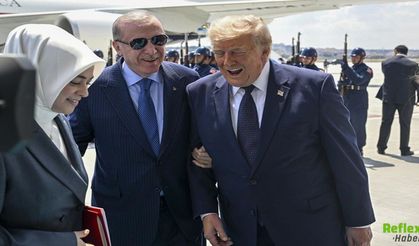 Trump'ın Ankara'daki İlk Mesajı Gündem Oldu! Uçağını Göstererek Anlattı