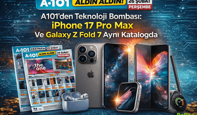 A101 Ekstra’da Amiral Gemisi Telefonlar: iPhone 17 Pro Max 2TB Ve Z Fold 7