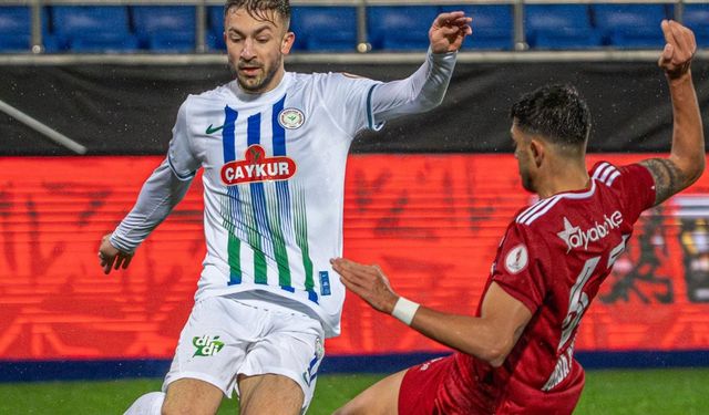 Çaykur Rizespor, Türkiye Kupası'nda Beyoğlu Yeni Çarşı ile 1-1 berabere kaldı