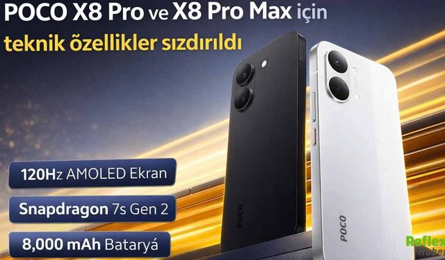 POCO X8 Pro Ve X8 Pro Max Özellikleri Ortaya Çıktı
