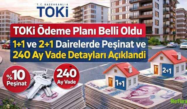 TOKİ Ödeme Planı Belli Oldu 1+1 Ve 2+1 Dairelerde Peşinat Ve 240 Ay Vade Detayları Açıklandı