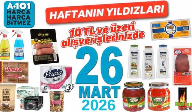 26 Mart’ta A101 Büyük İndirim Başlıyor: En Çok Alınacak Ürünler Belli Oldu