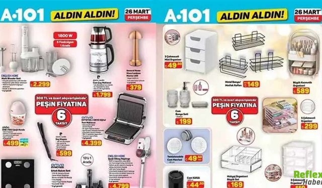 A101’de Dev İndirim Fırtınası Teknolojiden Motora Yok Yok