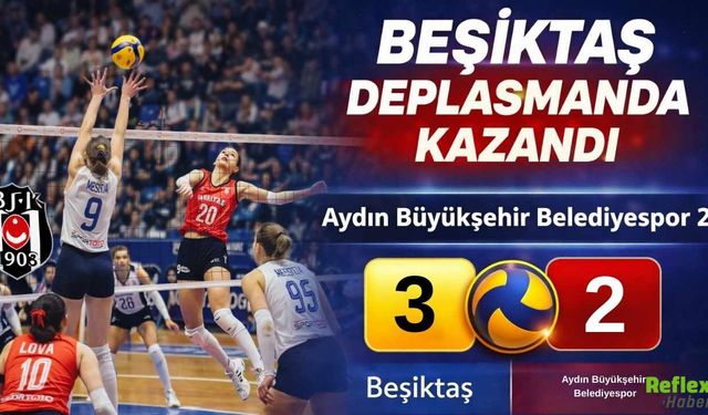 Beşiktaş Deplasmanda Kazandı: Aydın Büyükşehir Belediyespor 2 Beşiktaş 3