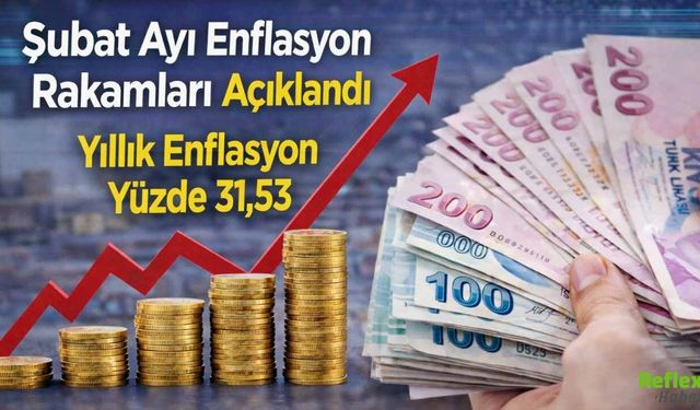 Şubat Ayı Enflasyon Rakamları Açıklandı Yıllık Enflasyon Yüzde 31,53
