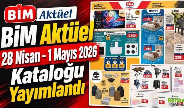 BİM Aktüel 28 Nisan - 1 Mayıs 2026 Kataloğu Yayımlandı
