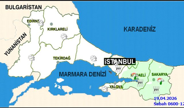 İstanbul'da 5 Günlük Hava Durumu: Yağışlı ve Puslu Bir Hafta Bekleniyor