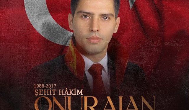 Tunceli'deki Helikopter Kazasında Şehit Düşen Hakim Onur Alan Anıldı