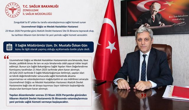 Uzunmehmet Göğüs Hastanesi Yeni Yerinde Hizmete Başlıyor