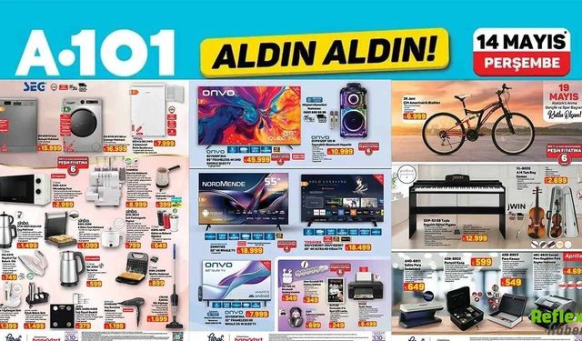 A101 14 Mayıs 2026 Aktüel Kataloğu Yayınlandı: Aldın Aldın Fırsatları Raflarda
