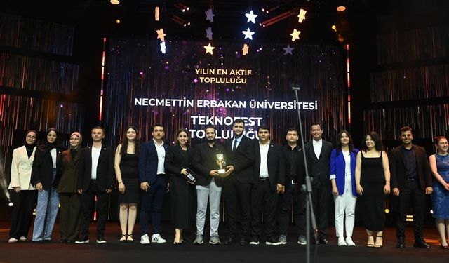 Necmettin Erbakan Üniversitesi Teknofest Topluluğu'na Büyük Ödül