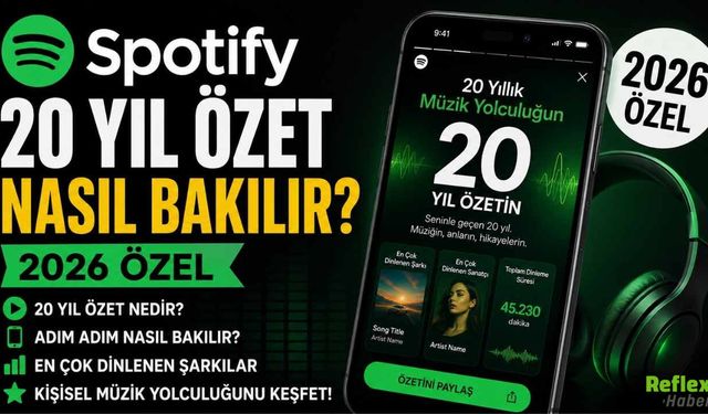 Spotify 20 Yıl Özet Nasıl Bakılır? 2026 Özel