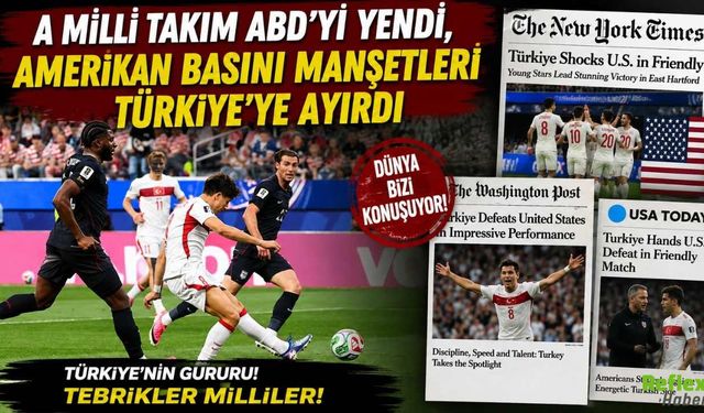 A Milli Takım ABD'yi Yendi, Amerikan Basını Manşetleri Türkiye'ye Ayırdı