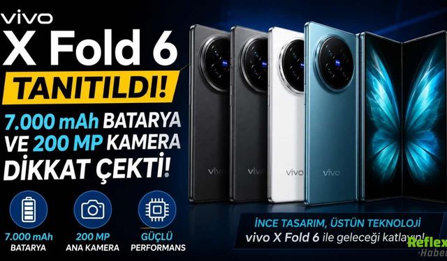Vivo X Fold 6 Tanıtıldı! 7.000 mAh Batarya Ve 200 MP Kamera Dikkat Çekti