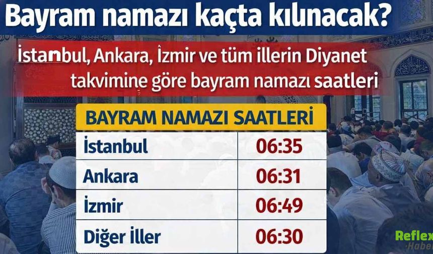 Bayram Namazı Kaçta Kılınacak? İstanbul, Ankara, İzmir Ve Tüm İllerin 2026 Bayram Namazı Saatleri
