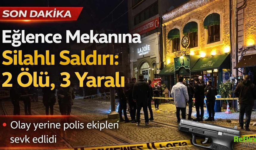 Kocaeli’de Eğlence Mekanına Silahlı Saldırı:  2 Ölü, 3 Yaralı