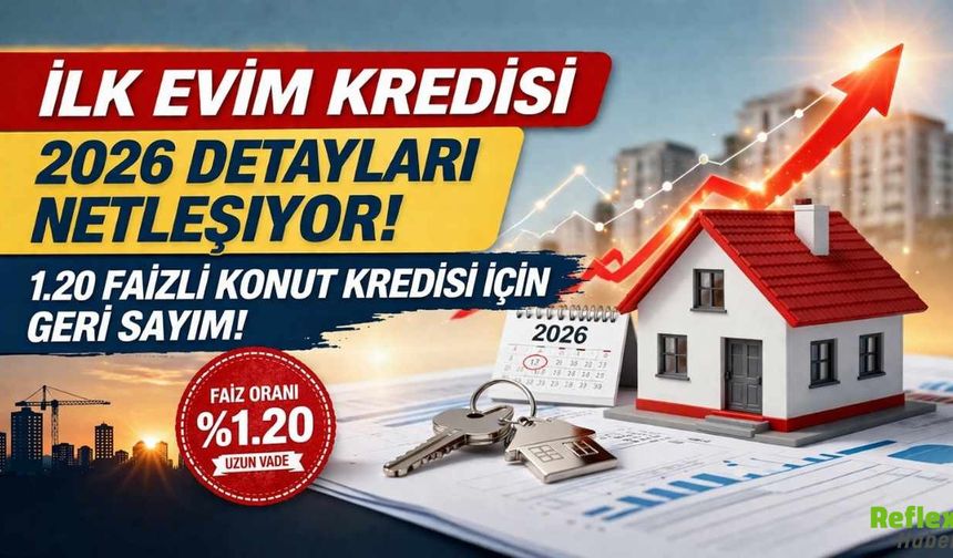 İlk Evim Kredisi 2026 Detayları Netleşiyor: 1.20 Faizli Konut Kredisi İçin Geri Sayım