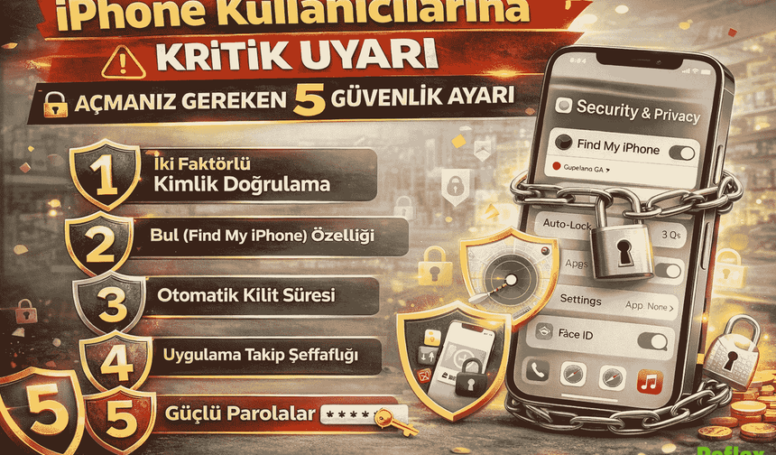 iPhone Kullanıcılarına Kritik Uyarı: Açmanız Gereken 5 Güvenlik Ayarı