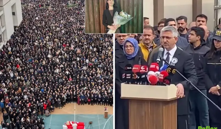 Öğretmen Fatma Nur Özçelik Son Yolculuğuna Uğurlandı Törende Protesto Yaşandı