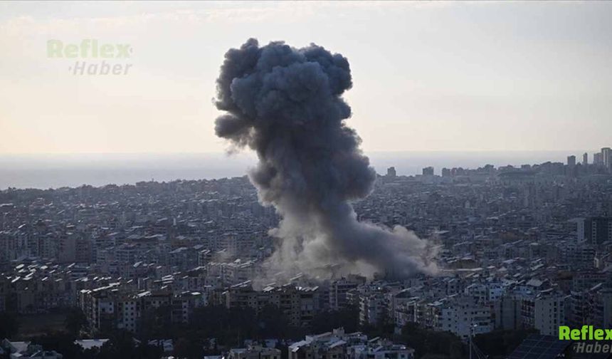 İsrail Ordusu Beyrut'ta Altyapıyı Vurduğunu Açıkladı