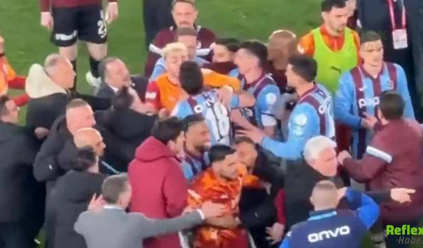 Trabzonspor Galatasaray Derbi Sonu Kavga Görüntüleri Yayımlandı! İşte O Görüntüler