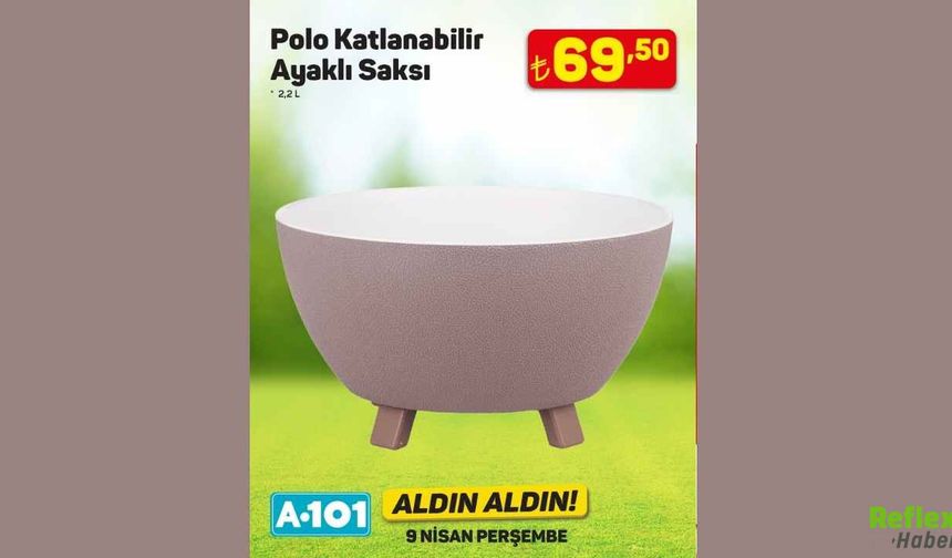 A101'de Saksı ve Bahçe Ürünleri Kampanyası Başlıyor