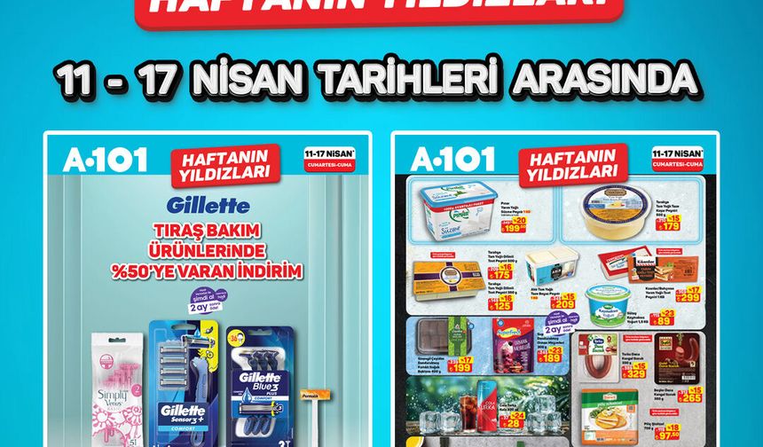A101'de Haftanın Yıldızları: 11-17 Nisan İndirimleri Başladı
