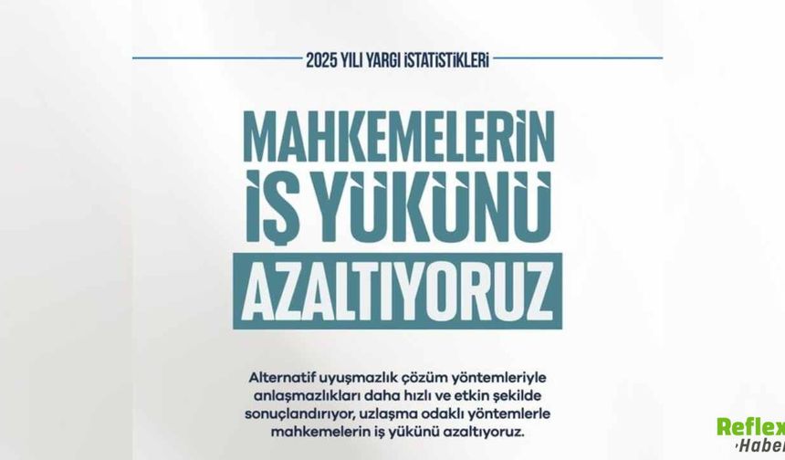 Adalet Bakanlığı: Alternatif Yöntemlerle Mahkeme Yükü Azaltılıyor
