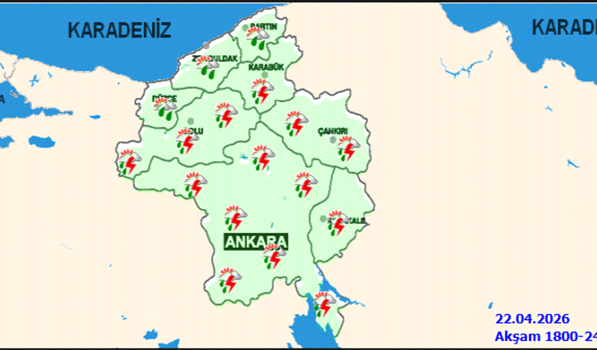 Ankara'da Gök Gürültülü Sağanak Yağış: 5 Günlük Hava Tahmini