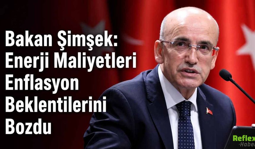 Bakan Şimşek: Enerji Maliyetleri Enflasyon Beklentilerini Bozdu