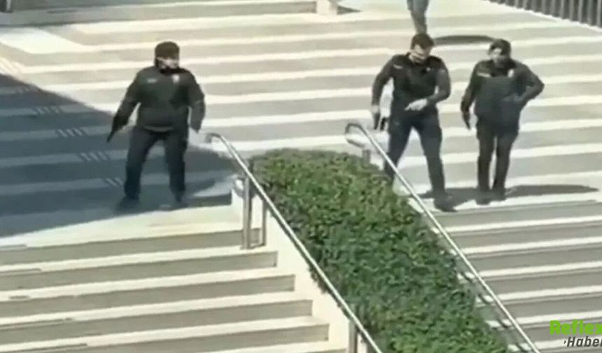 Beşiktaş’ta Konsolosluk Önünde Çekilen Görüntüler Sonrası 8 Kişi Gözaltında