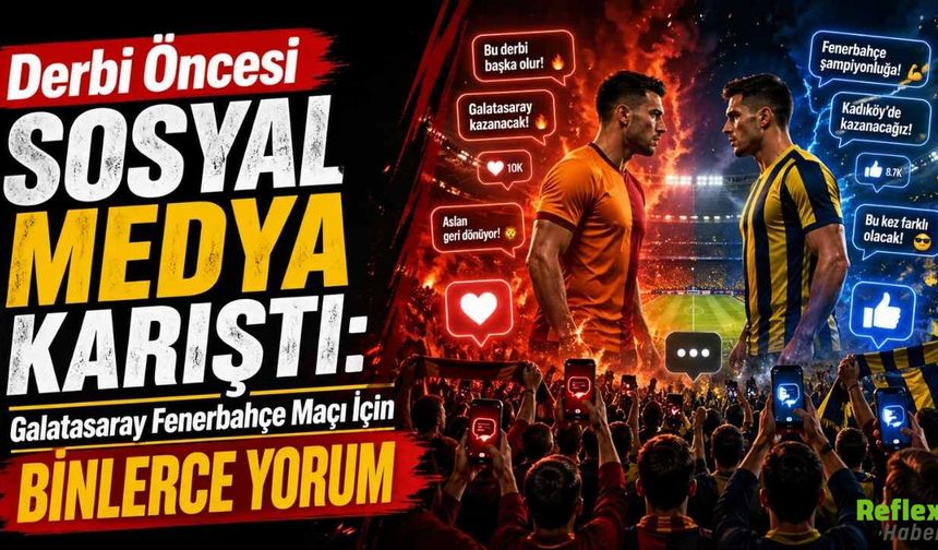 Derbi Öncesi Sosyal Medya Karıştı: Galatasaray Fenerbahçe Maçı İçin Binlerce Yorum