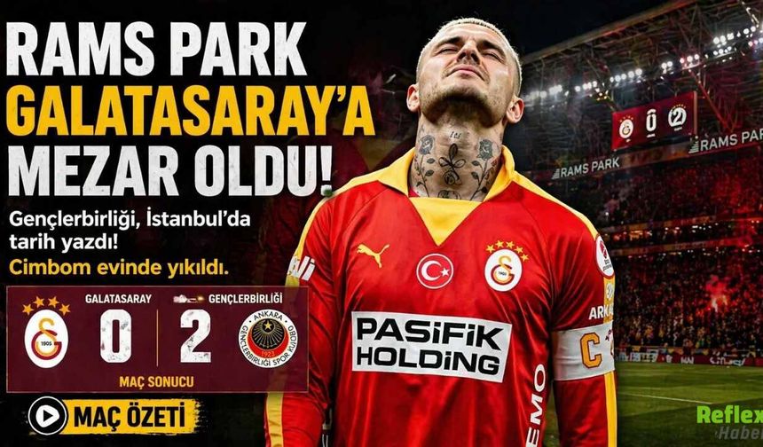 RAMS PARK, Galatasaray'a Mezar Oldu! Galatasaray 0 - Gençlerbirliği 2 Maç Sonucu Özet