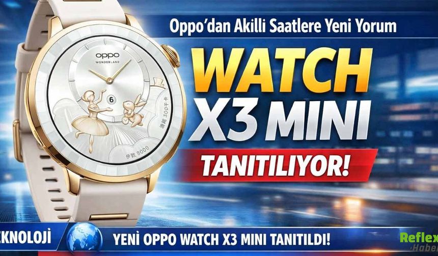 Şıklık Ve Teknoloji Bir Arada! Oppo Watch X3 Mini Geliyor