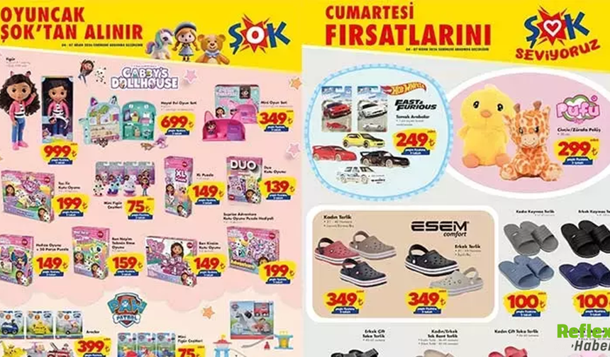 ŞOK Marketler 4-7 Nisan Aktüel Kataloğunu Duyurdu