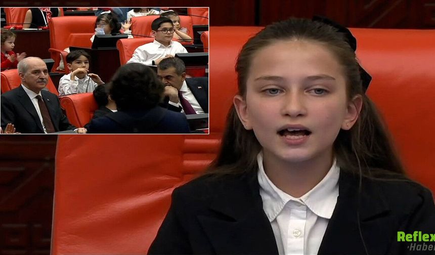 TBMM Kürsüsünde 23 Nisan Mesajı Dikkat Çekti