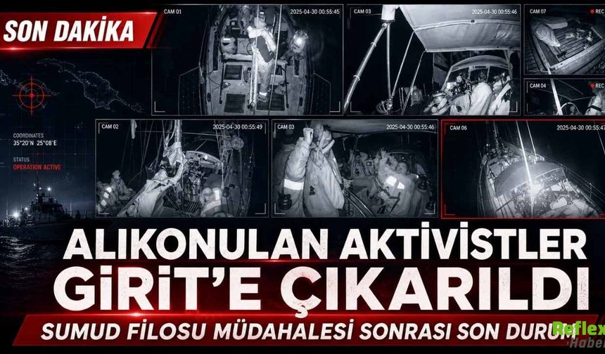 Alıkonulan Aktivistler Girit’e Çıkarıldı: Sumud Filosu Müdahalesi Sonrası Son Durum