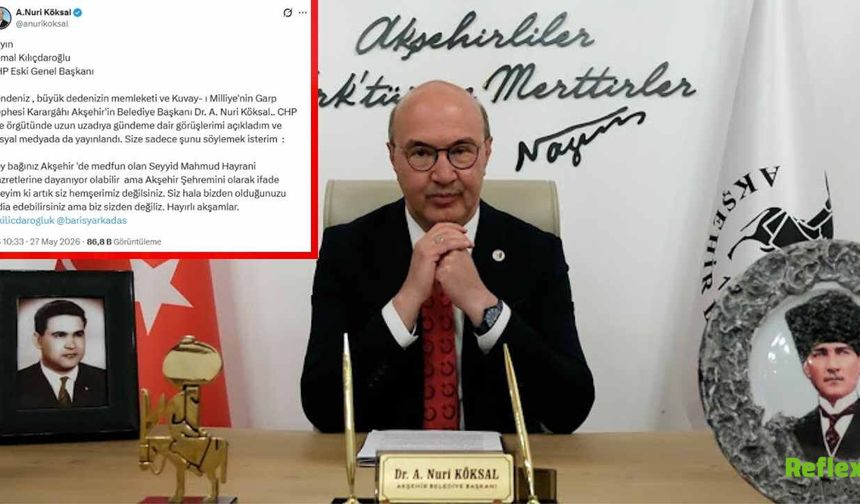 Köksal’dan Kılıçdaroğlu’na Çok Sert Sözler Artık Hemşehrimiz Değilsiniz