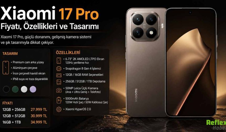 Xiaomi 17T ve Xiaomi 17T Pro'nun fiyatı ne kadar? Özellilkeri ve Tasarımı