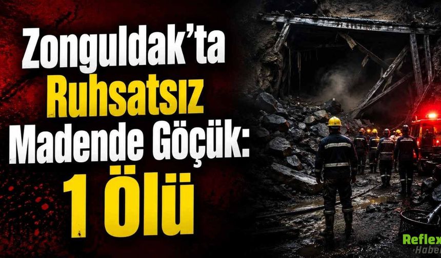 Zonguldak’ta Ruhsatsız Madende Göçük: 1 Ölü