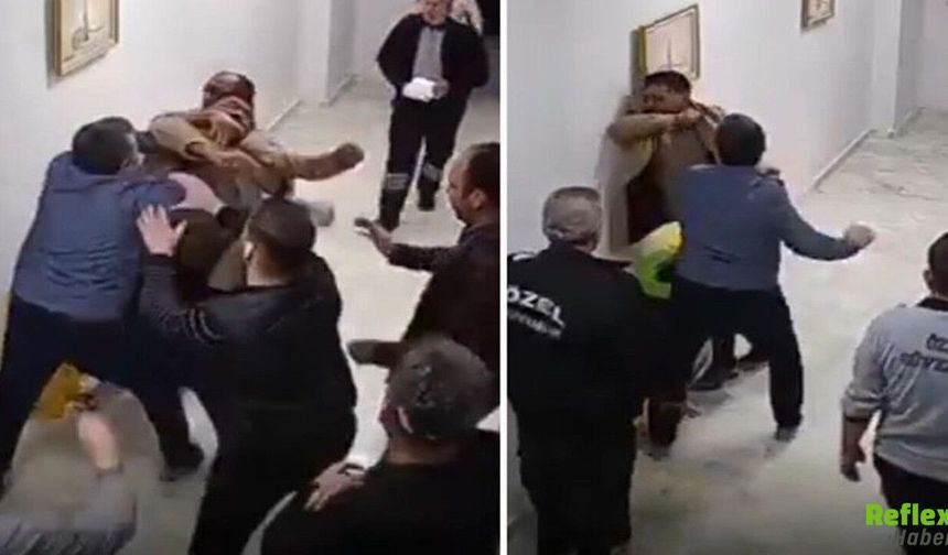 Hastanede Skandal Görüntüler! Personel Yumruk Darbeleriyle Kendinden Geçti