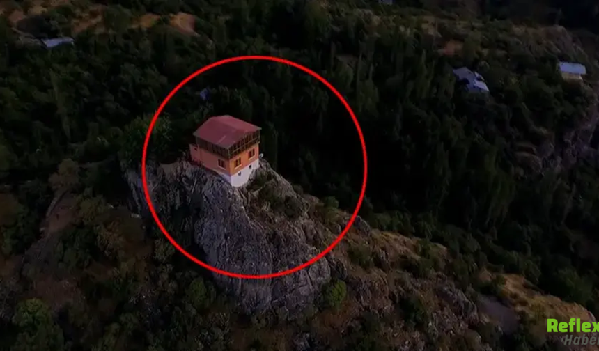 Kayaların Üzerine İnşa Edildi! Ünlü Filmle Tanınan Ev Satışta