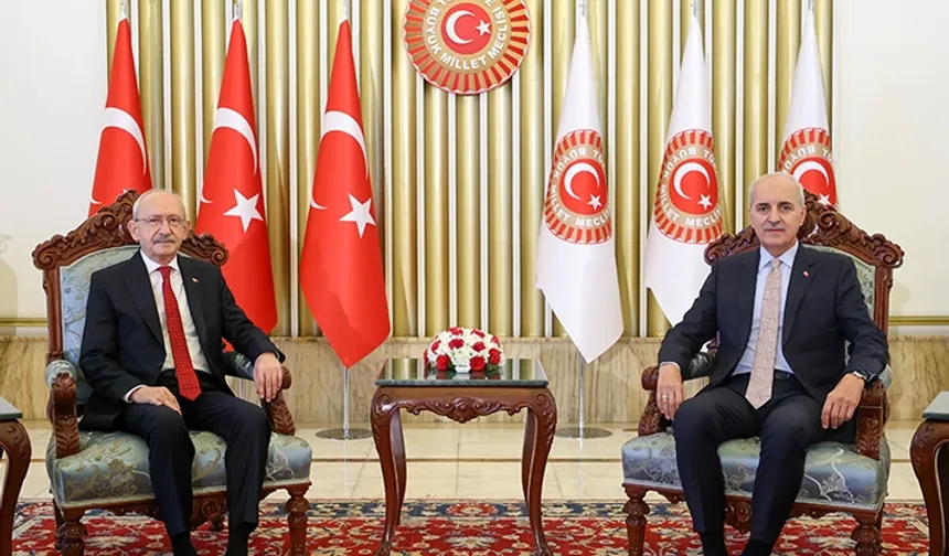 Kemal Kılıçdaroğlu İle Numan Kurtulmuş TBMM'de Bir Araya Geldi
