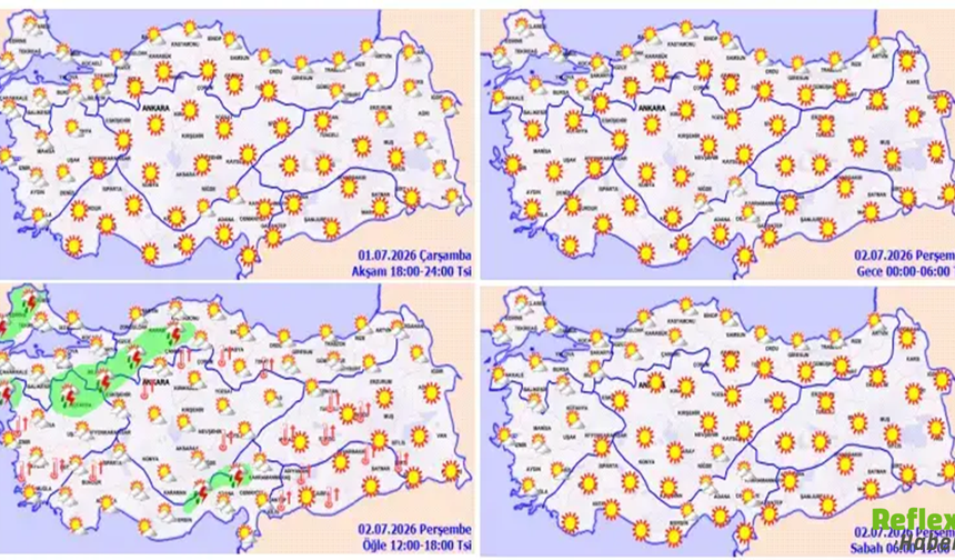 Meteoroloji Alarm Verdi! Kavurucu Sıcakların Ardından Sağanak Geliyor