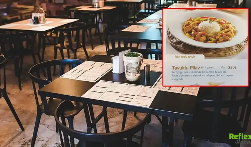 Restoran Ve Kafelerde Yeni Dönem! Menülerde Kalori Zorunluluğu Başladı